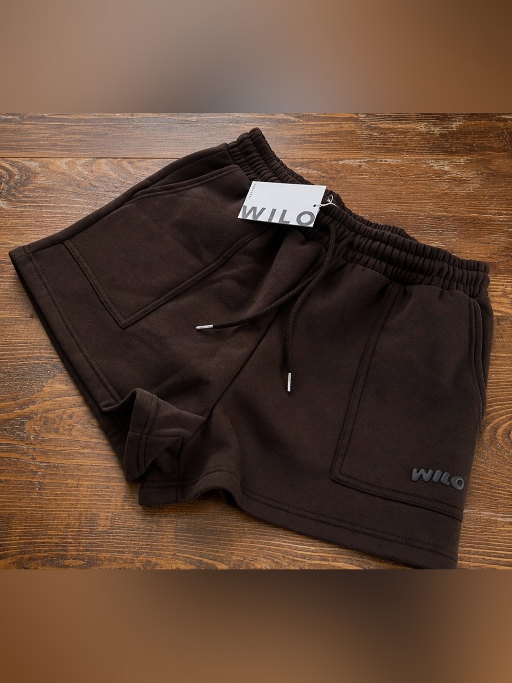 WILÒ Women's Brown Pull-On Lounge Shorts